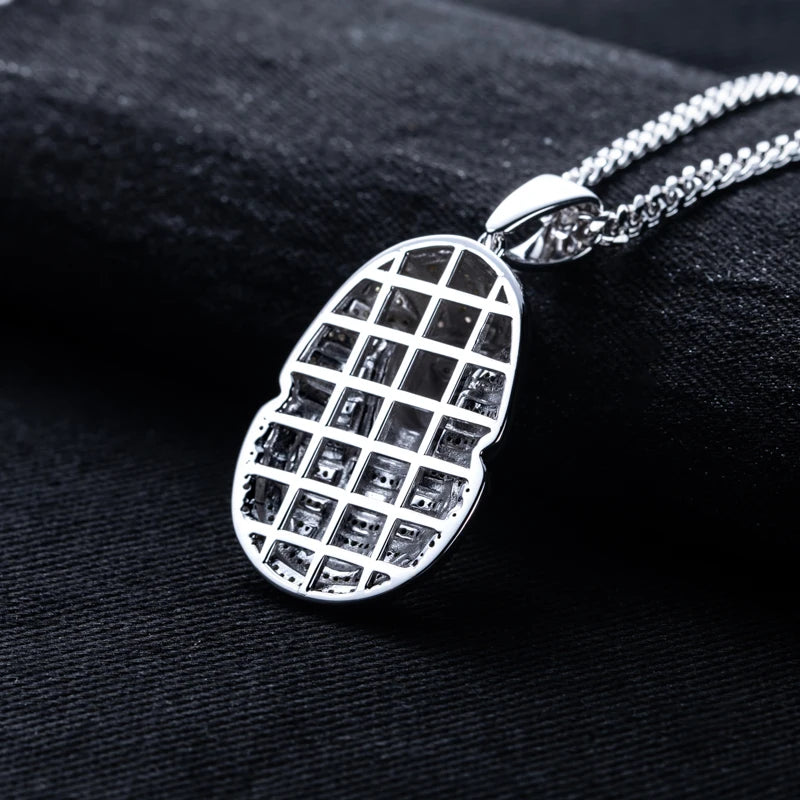 Moissanite Pharaoh Pendant – 925 Silver Hip Hop Necklace