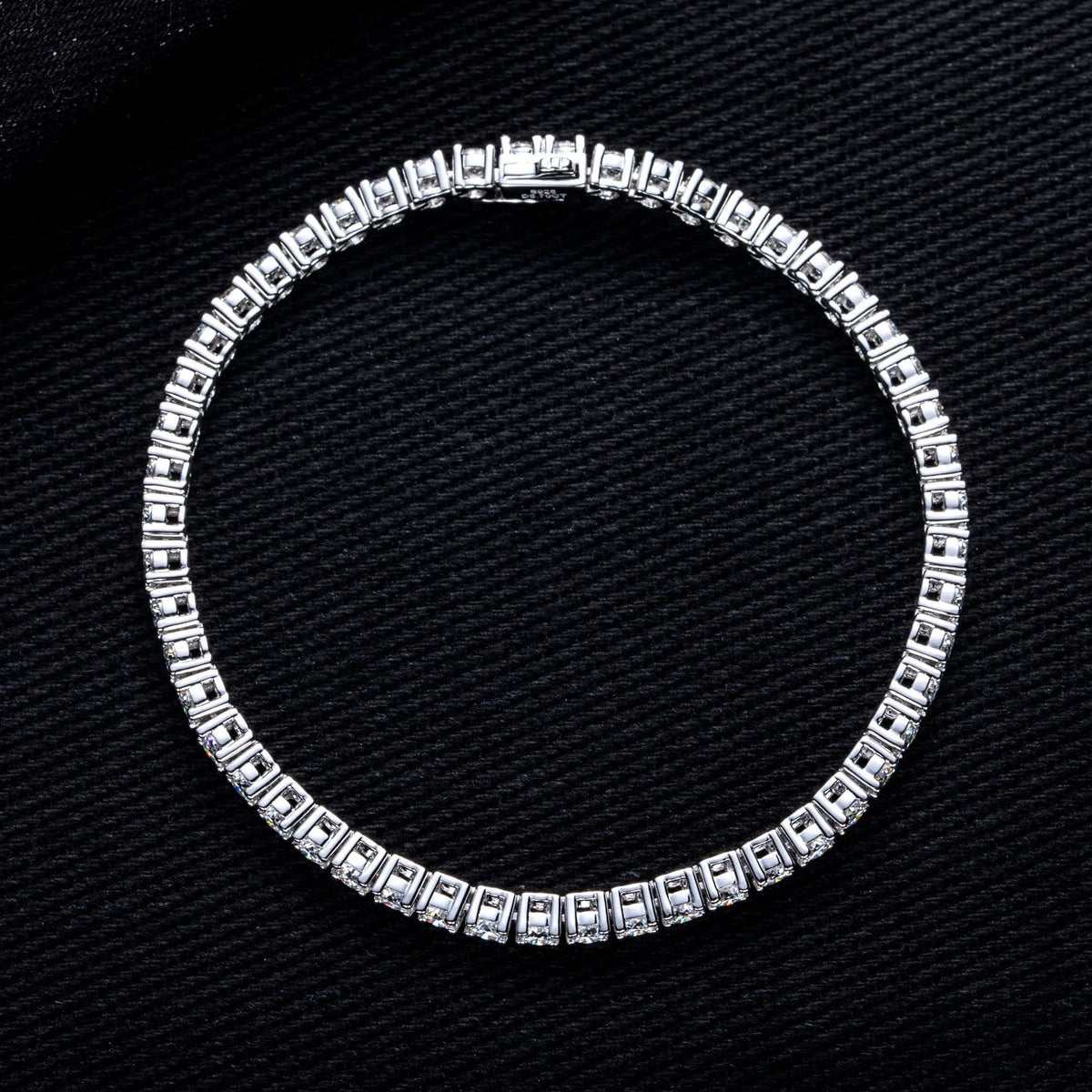Moissanite Tennis Bracelet – 925 Silver