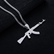 1.87cttw Moissanite AK Pendant – 925 Silver Iced Necklace