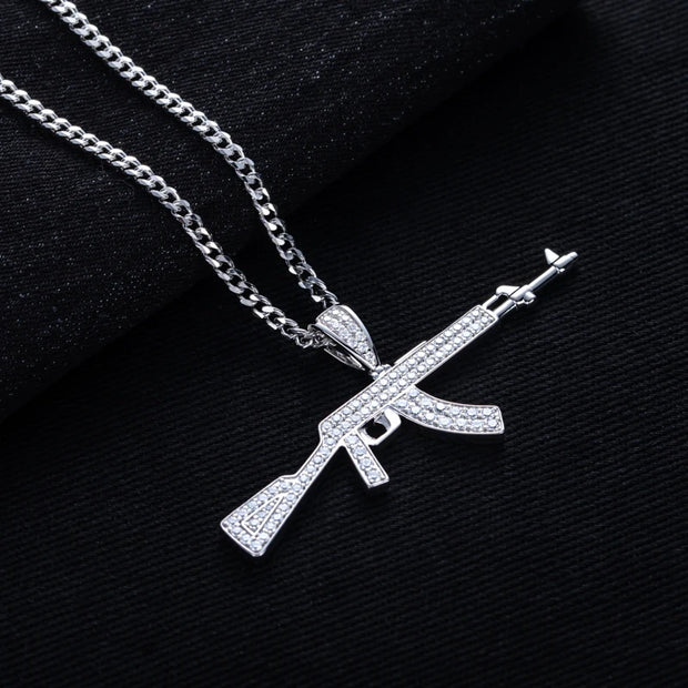 1.87cttw Moissanite AK Pendant – 925 Silver Iced Necklace