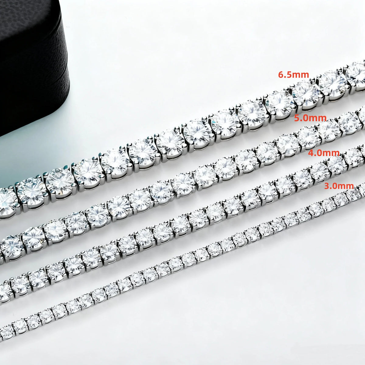 Moissanite Tennis Bracelet – 925 Silver