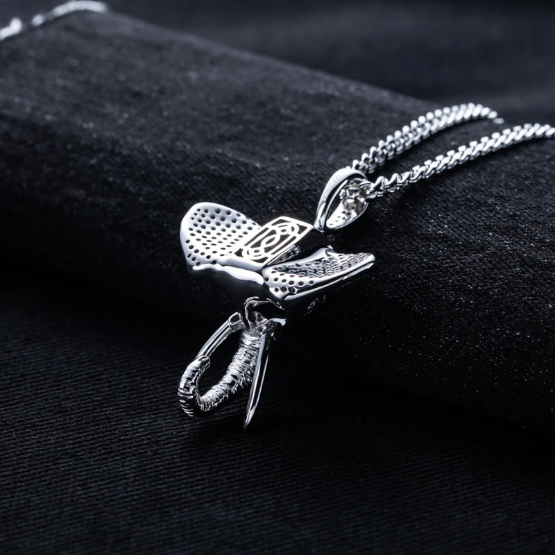 Iced Out Elephant Pendant – 925 Silver Moissanite Hip Hop Necklace