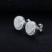 0.9cttw Moissanite Stud Earrings – 925 Silver