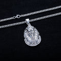 Moissanite Pharaoh Pendant – 925 Silver Hip Hop Necklace